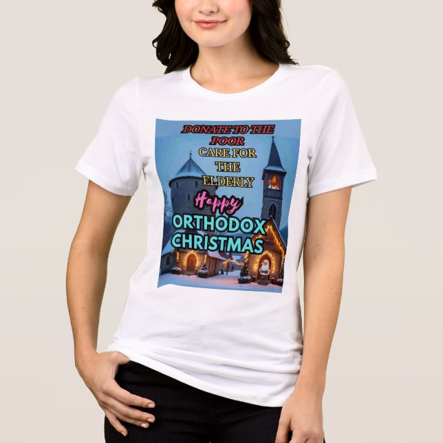 Orthodox Christmas  Tri-Blend Shirt (Front)