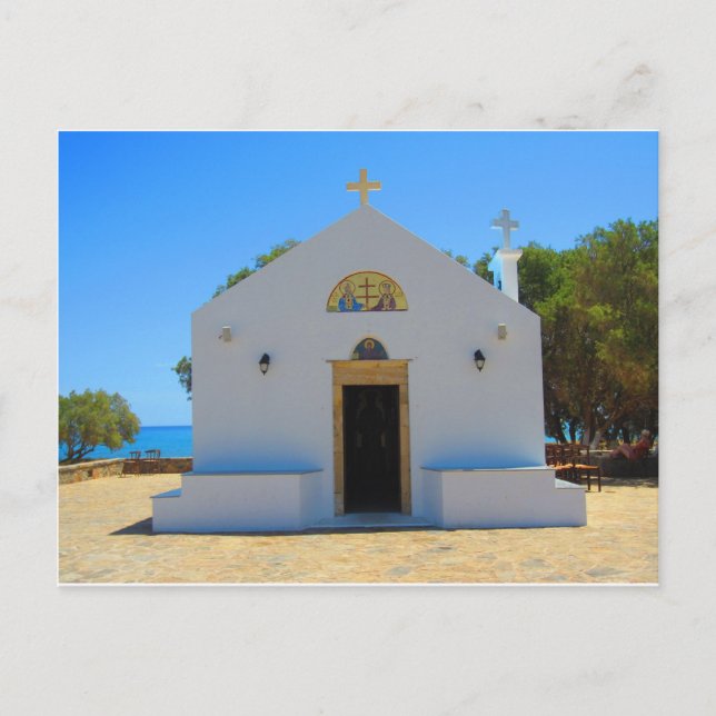 Orthodox Church in Gouves, Crete Postcard (Front)