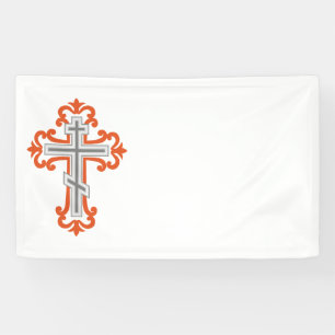 Orthodox cross banner