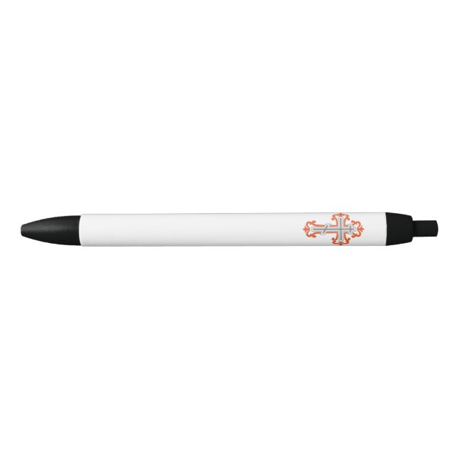 Orthodox cross black ink pen (Front)