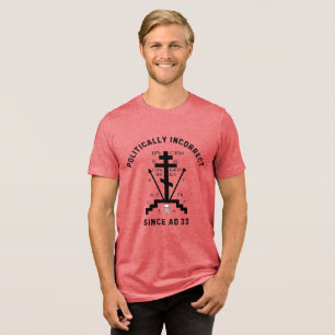 Orthodox Cross Bold Faith Tri-Blend Shirt