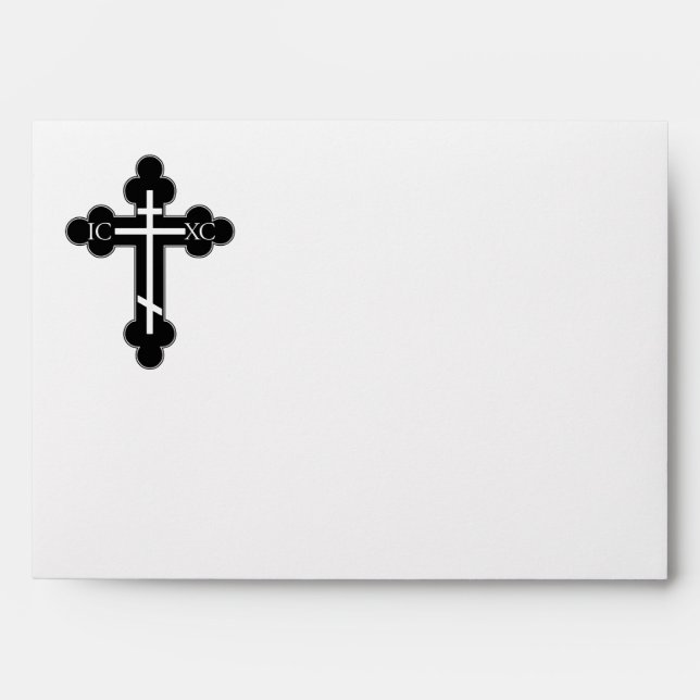Orthodox cross envelopes (Front)