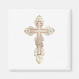 Orthodox cross magnet