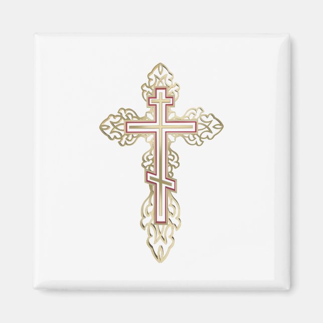 Orthodox cross magnet (Front)
