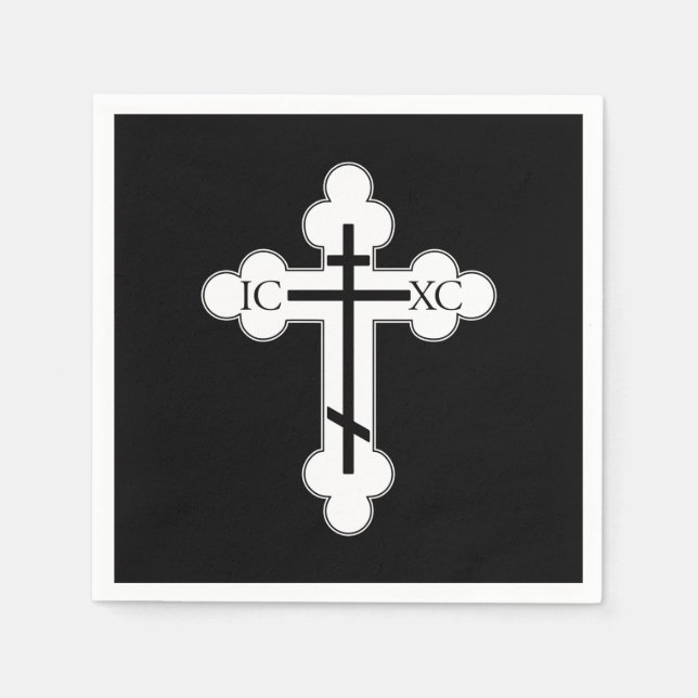 Orthodox cross napkin (Front)