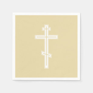 Orthodox cross napkin