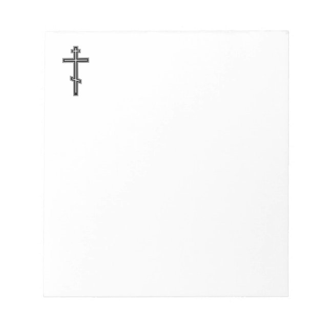 Orthodox cross notepad (Front)