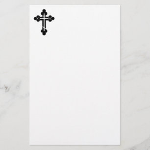 Orthodox cross stationery
