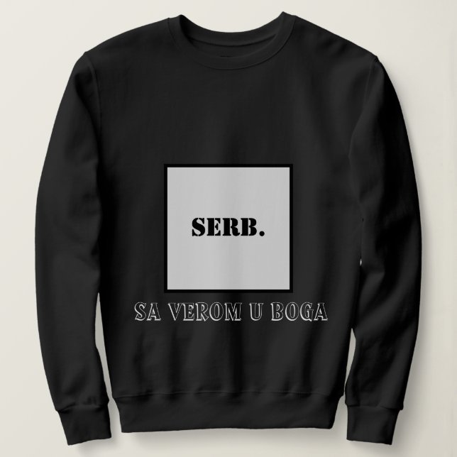 Orthodox cross sweatshirt (Design Front)
