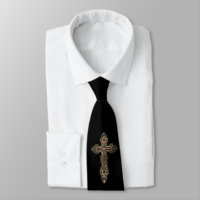 Orthodox cross tie (Tied)