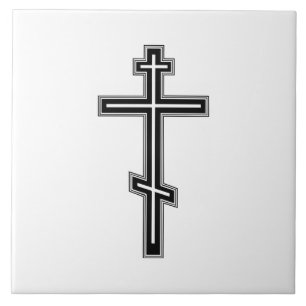 Orthodox cross tile