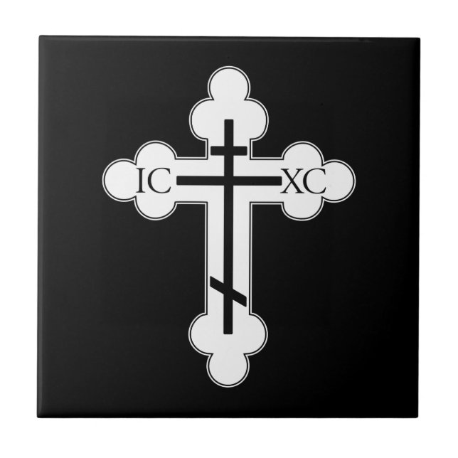 Orthodox cross tile (Front)