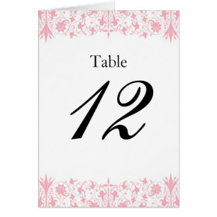 Orthodox Elegant Baptism Table Numbers