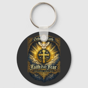Orthodox Faith Cross Key Ring