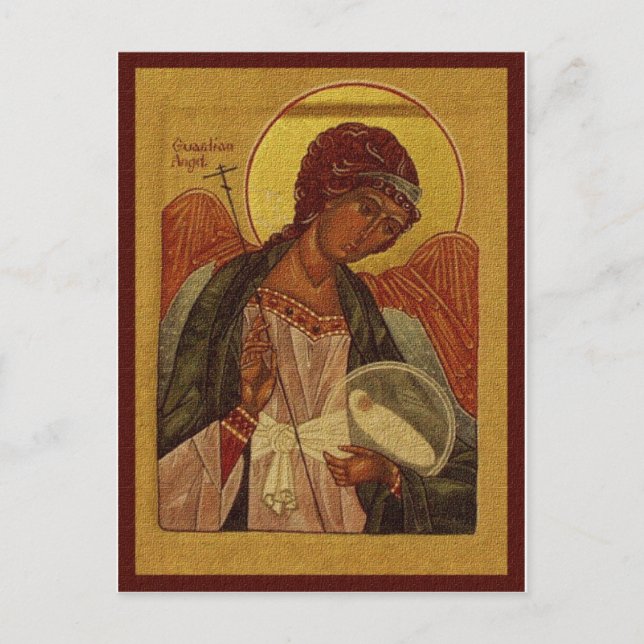 Orthodox Guardian Angel Postcard (Front)