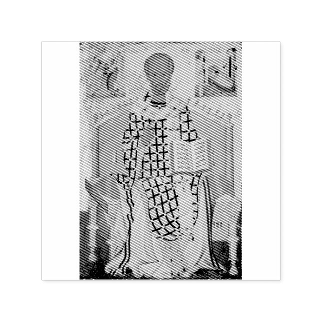Orthodox Icon of Saint Nicholas The Wonderworker Self-inking Stamp (Design)