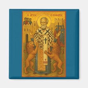 Orthodox Icon Of St Ignatius Of Antioch  Magnet