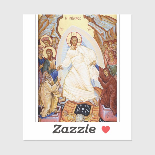 Orthodox Icon of the Anastasis Resurrection (Sheet)