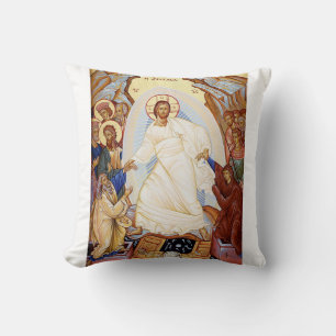 Orthodox Icon of the Anastasis Resurrection Cushion