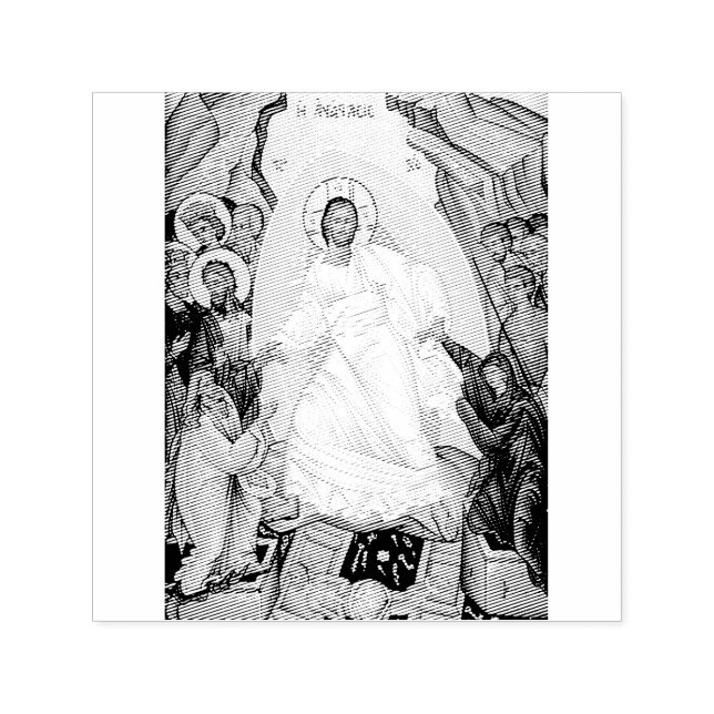 Orthodox Icon of the Anastasis Resurrection Self-inking Stamp (Design)
