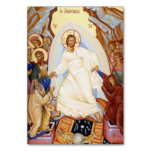 Orthodox Icon of the Anastasis Resurrection Table Number