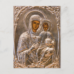Orthodox icon postcard