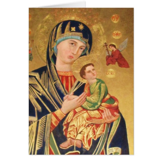 Orthodox ICON Serene Madonna (Front)