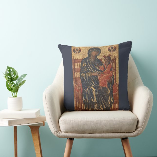 Orthodox l Madonna and Child l Catholic l Church, Cushion (Chair)