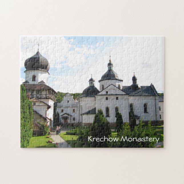 Orthodox Monastery Krechow, Ukraine Puzzle (Horizontal)