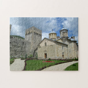 Orthodox Monastery Manasija in Despotovac, Serbia Jigsaw Puzzle