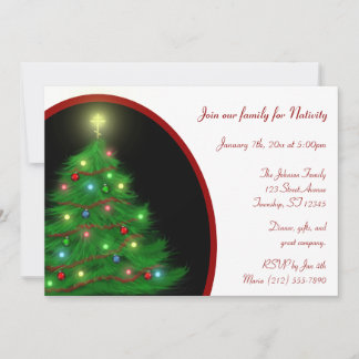Orthodox Nativity - Beautiful Tree Invitations