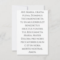 Orthodox Virgin Mary Holy Card | Ave Maria