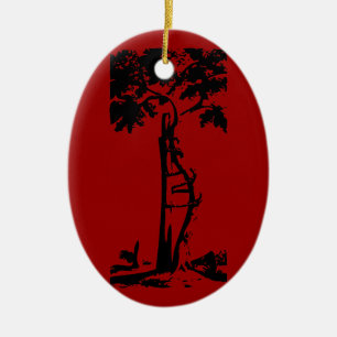 Orthopaedic Crooked Tree Ceramic Tree Decoration