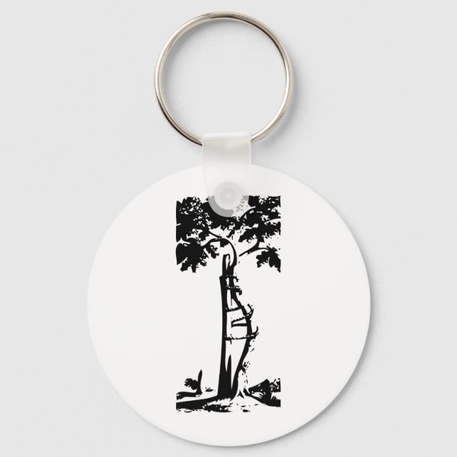 Orthopaedic Crooked Tree Key Ring (Front)