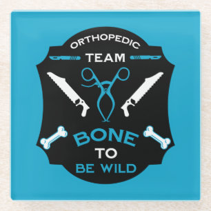 Orthopaedic Hospital Team Glass Coaster