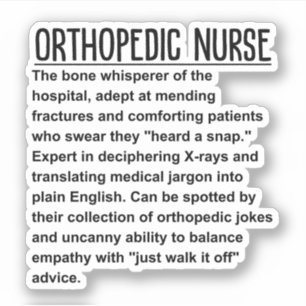 Orthopaedic nurse