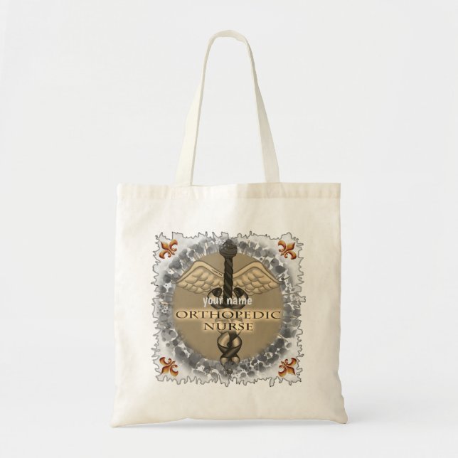 Orthopaedic Nurse Caduceus Tote Bag (Front)