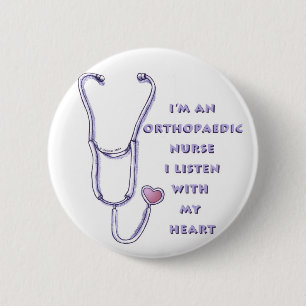 Orthopaedic Nurse Heart Pin