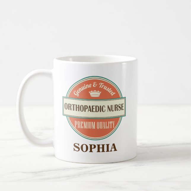 Orthopaedic Nurse Personalised Mug Gift (Left)