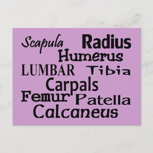 Orthopaedic Physician/Surgeon Gifts Postcard (Front)