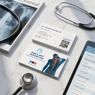 Orthopaedic Recovery Business White Barcode Card