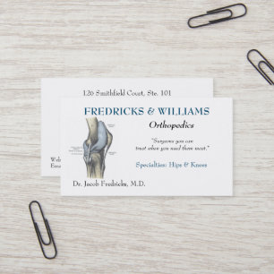 Orthopaedic Surgeon Business Card