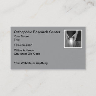 Orthopaedic Surgeon Theme Business Cards