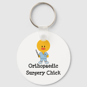 Orthopaedic Surgery Chick Keychain
