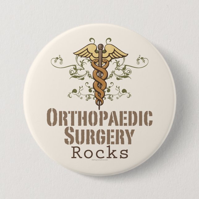 Orthopaedic Surgery Rocks Button (Front)