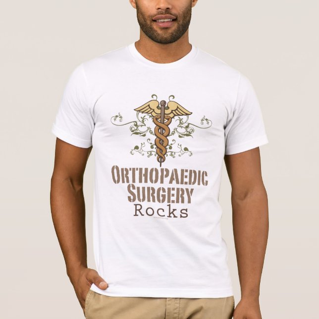 Orthopaedic Surgery Rocks T-shirt (Front)