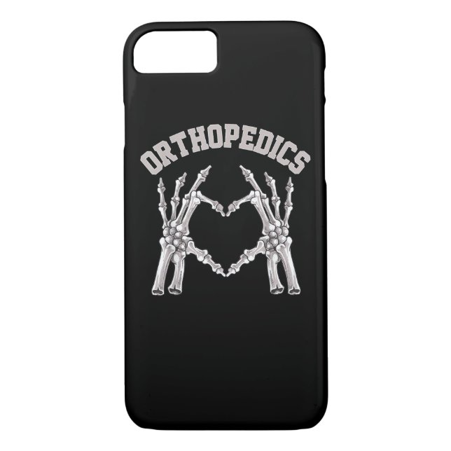 Orthopaedics Skeleton Hand Heart Ortho Nurse Rn Cr Case-Mate iPhone Case (Back)