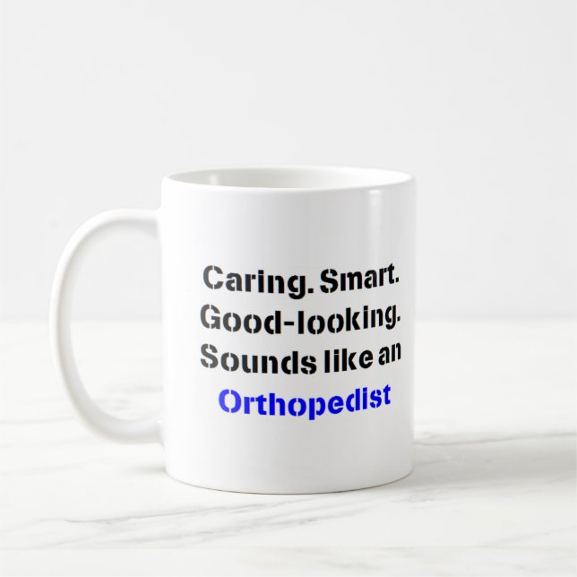 orthopaedist sound coffee mug (Left)