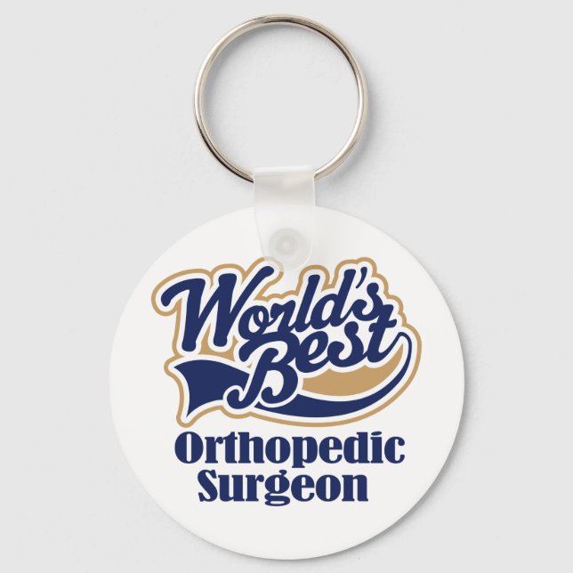 Orthopedic Surgeon Gift Key Ring (Front)