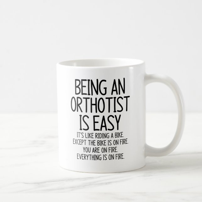 Orthotist Coffee Mug (Right)